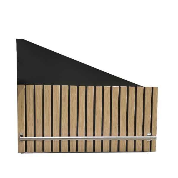 Side paneling for sales slope - wooden paneling - left