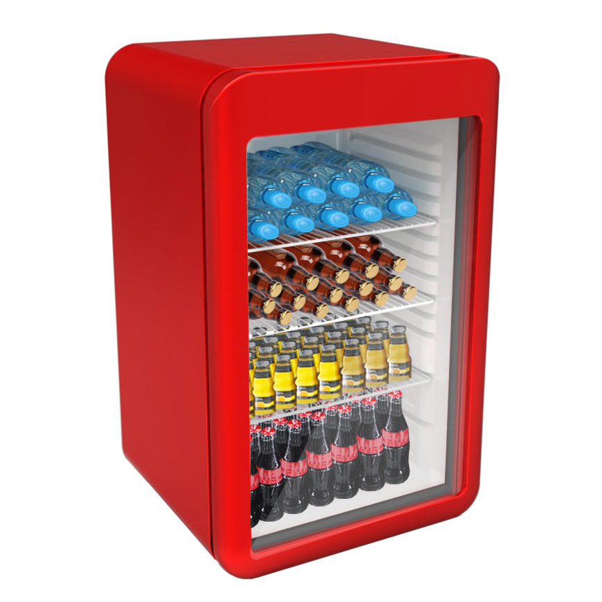 Getränkekühlschrank Schwarz - 345 Liter - mit Glastür - jetzt kaufen