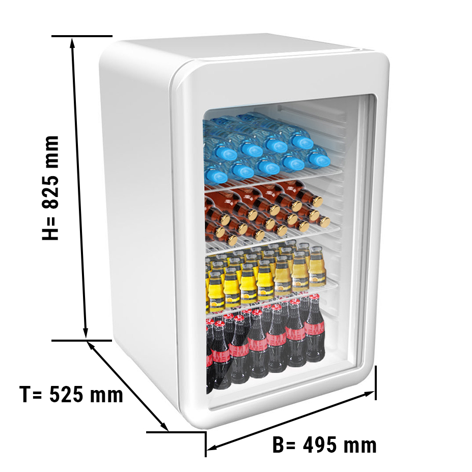 Bartscher Minibar Kühlschrank 34L - Glastür bestellen