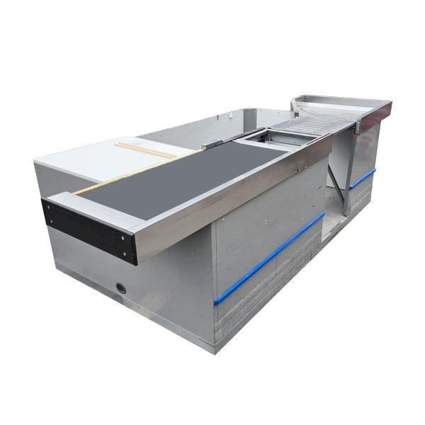 Cash desk KV110/45MU from Storebest - 2,900 mm - left-handed