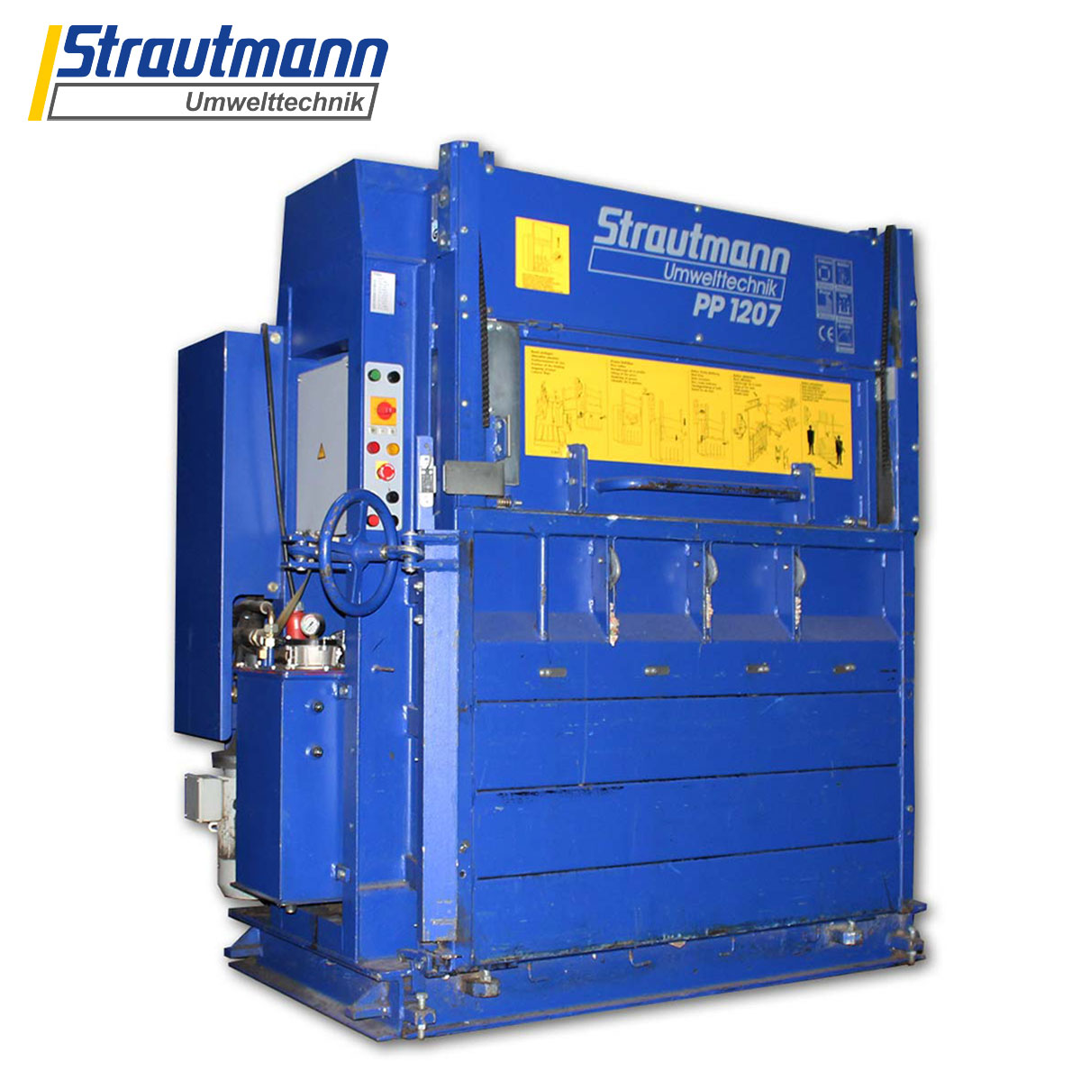 Baler paper press PP 1207 Strautmann used